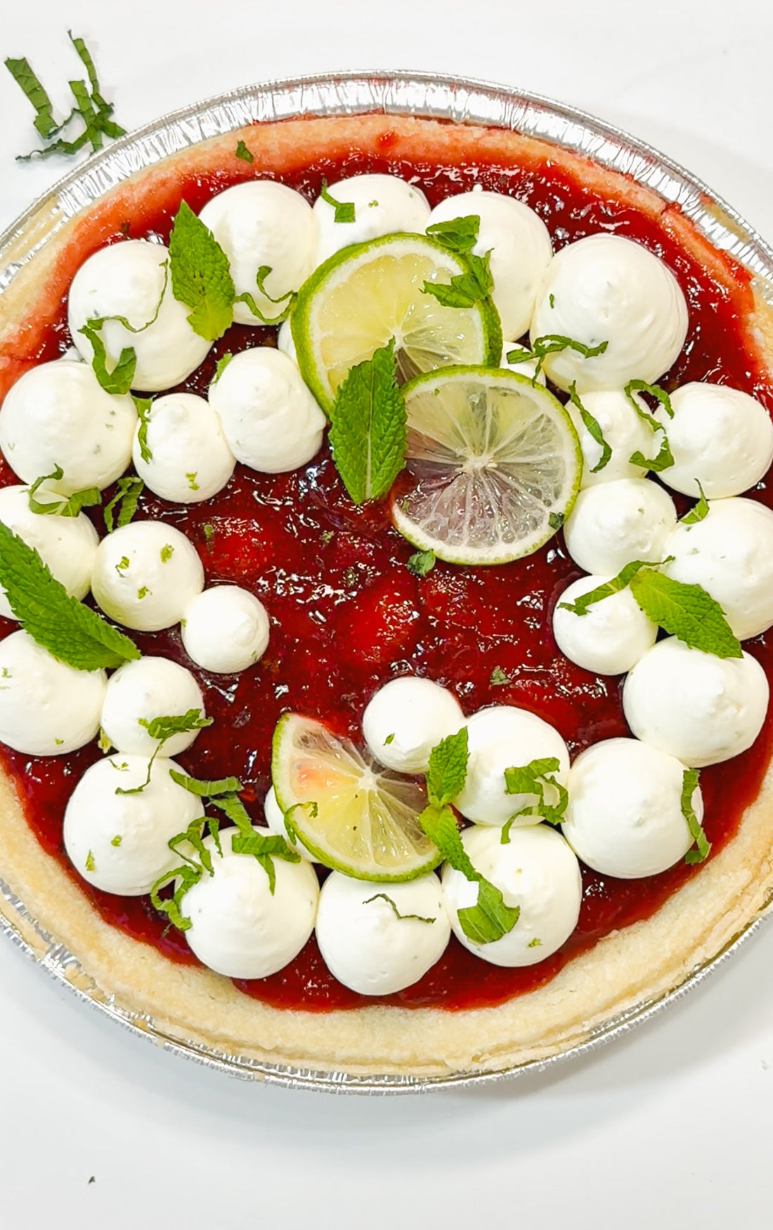 Tarte fraise & mojito