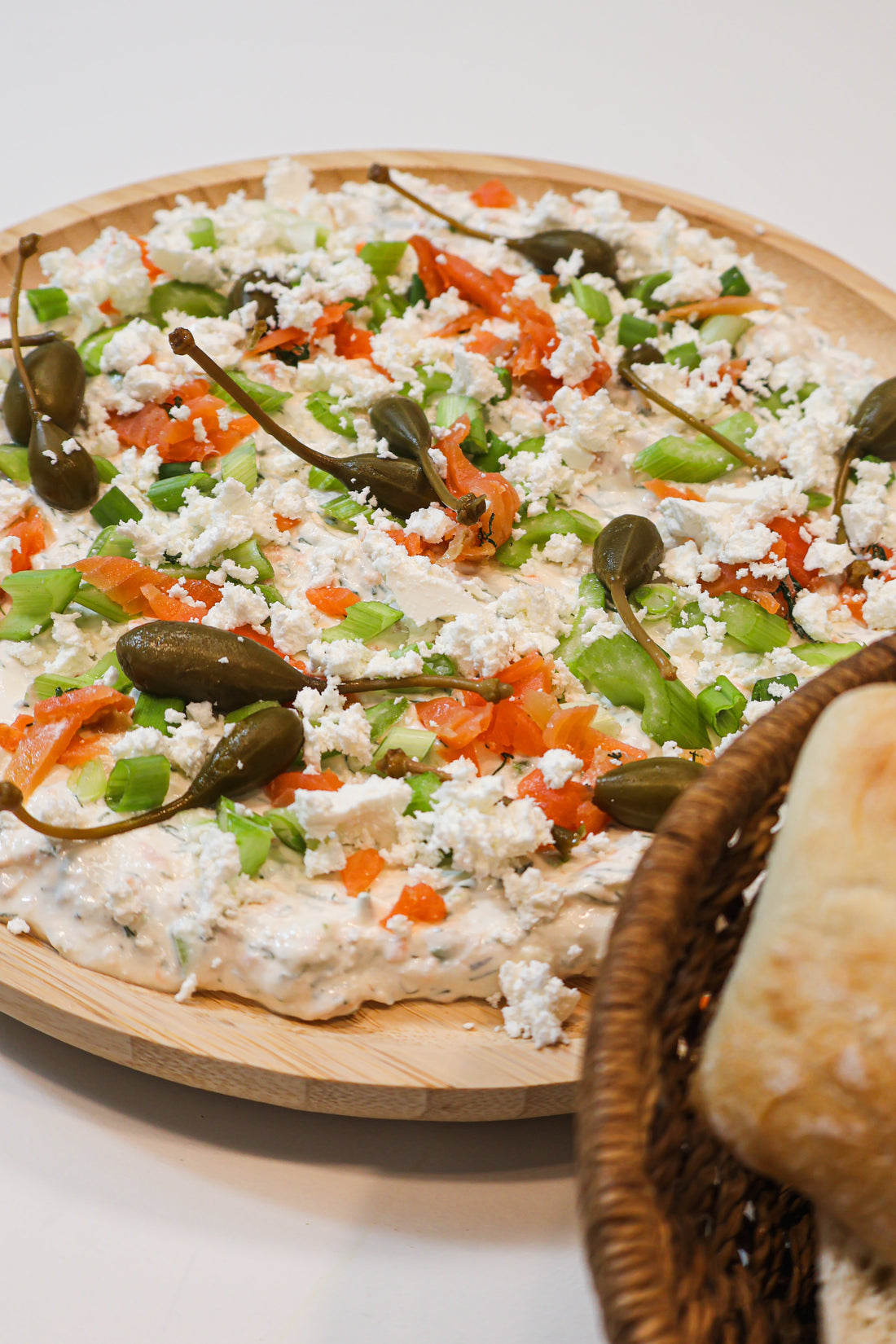Trempette au saumon fumé et feta