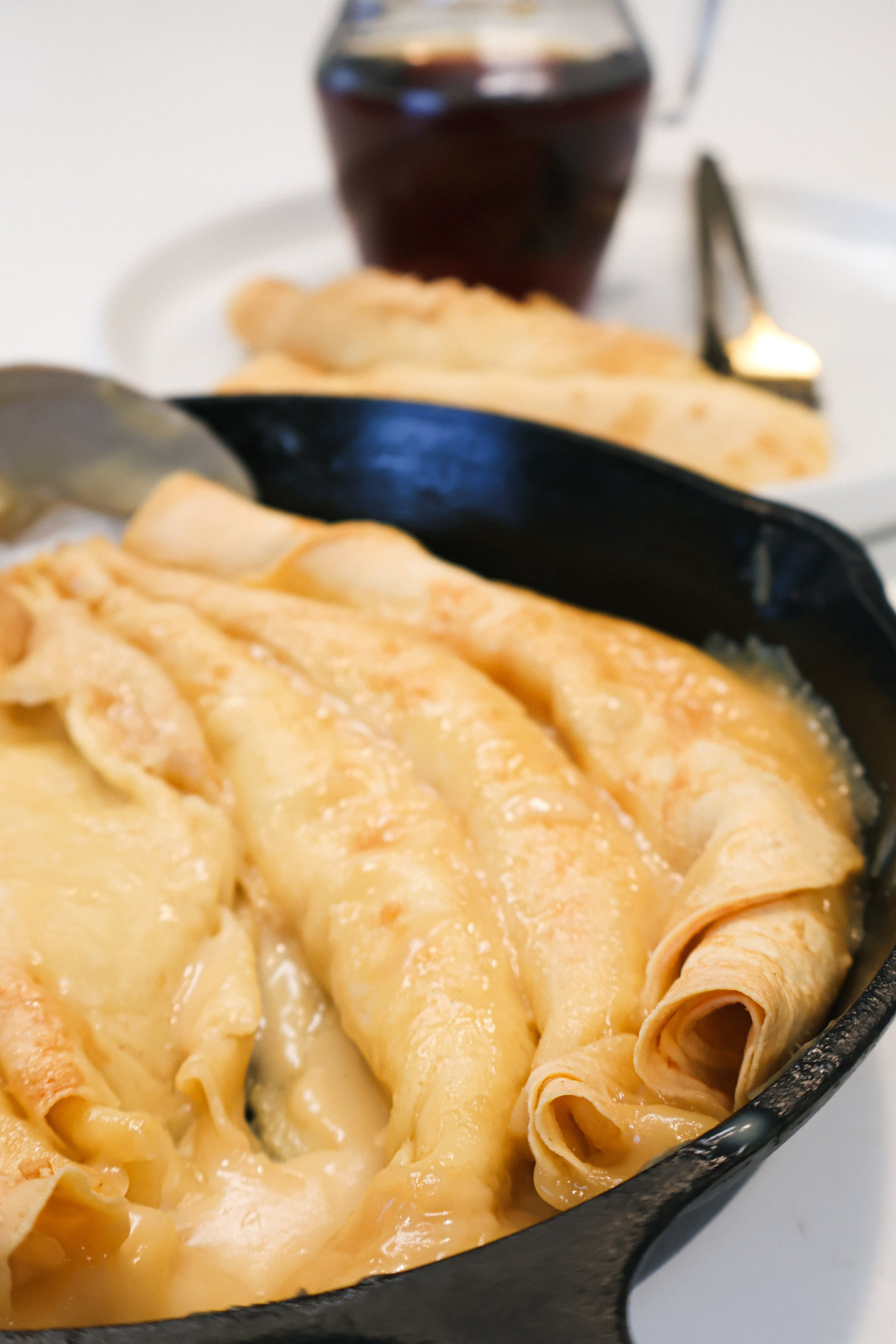 Crêpes crémeuse à l’érable