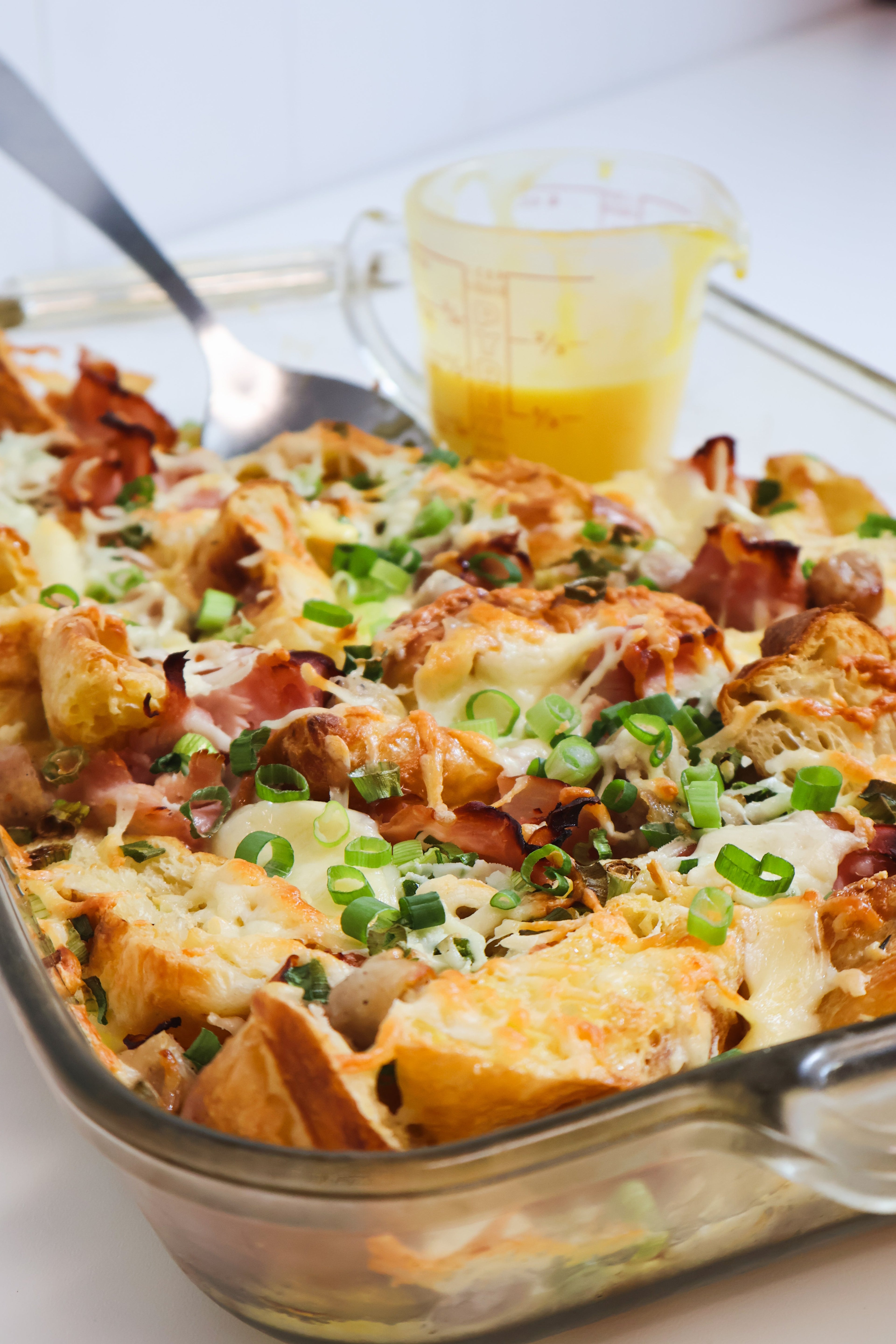 Casserole déjeuner aux croissants