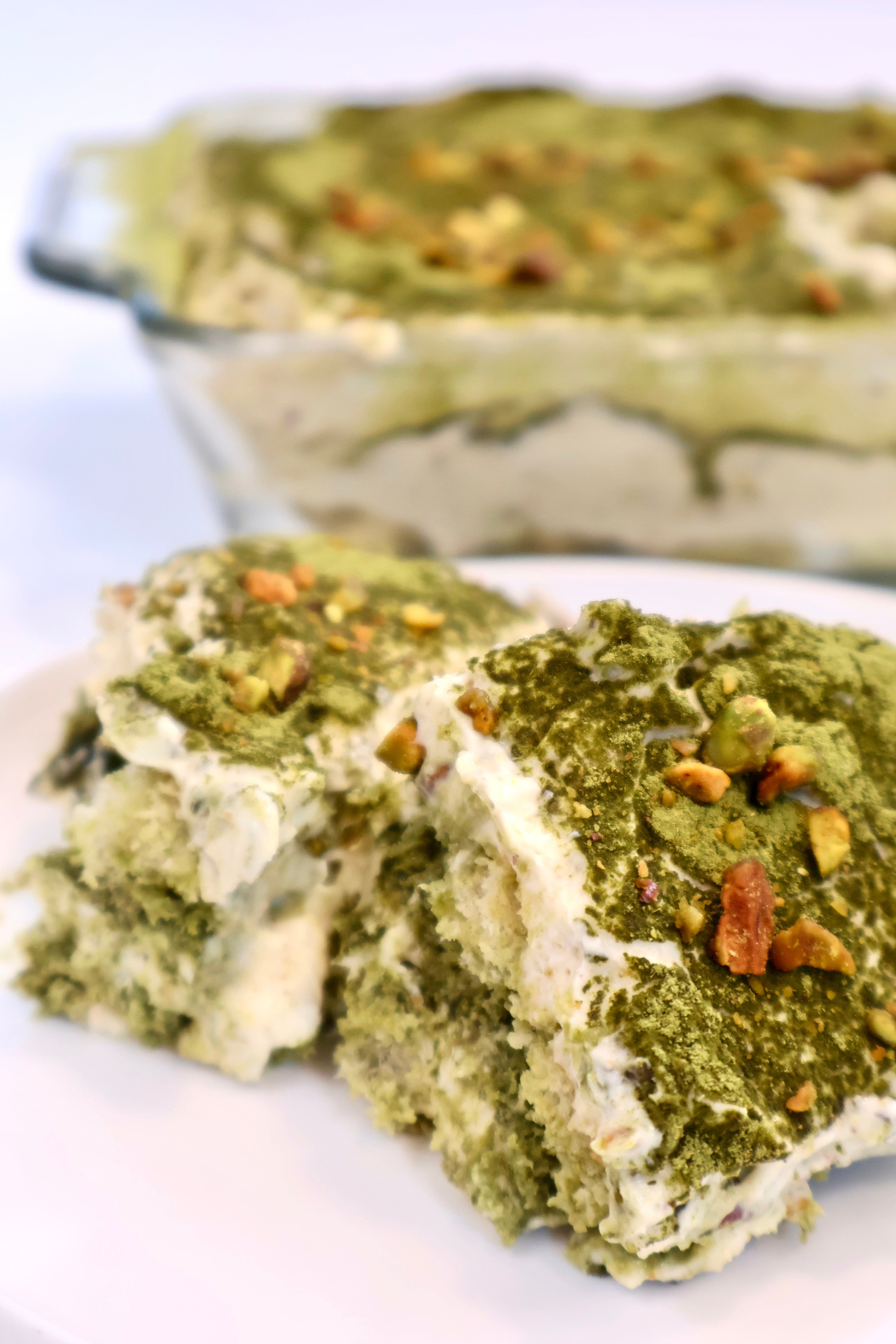 Tiramisu matcha et pistache