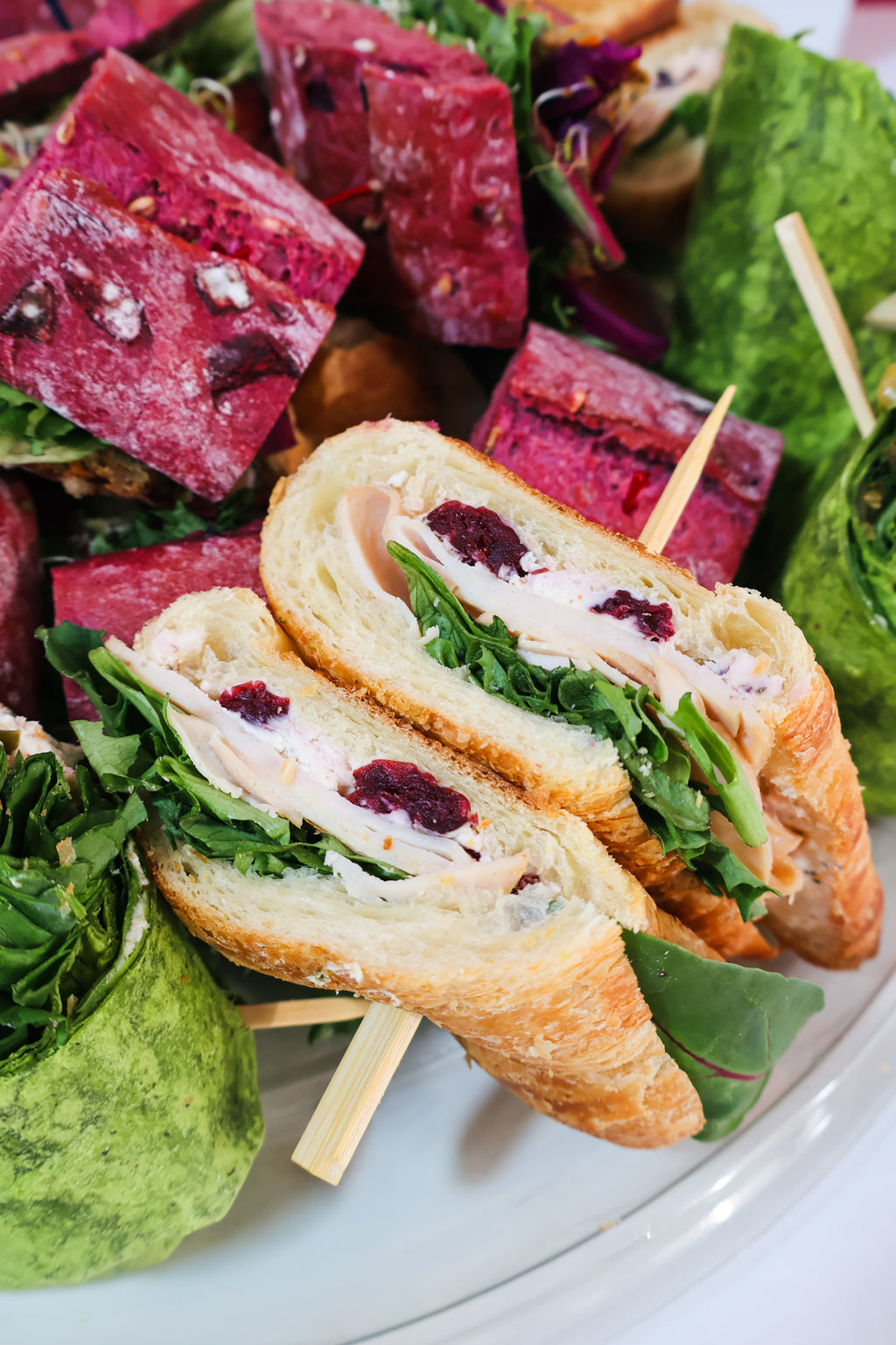 Plateau de sandwichs raffinés