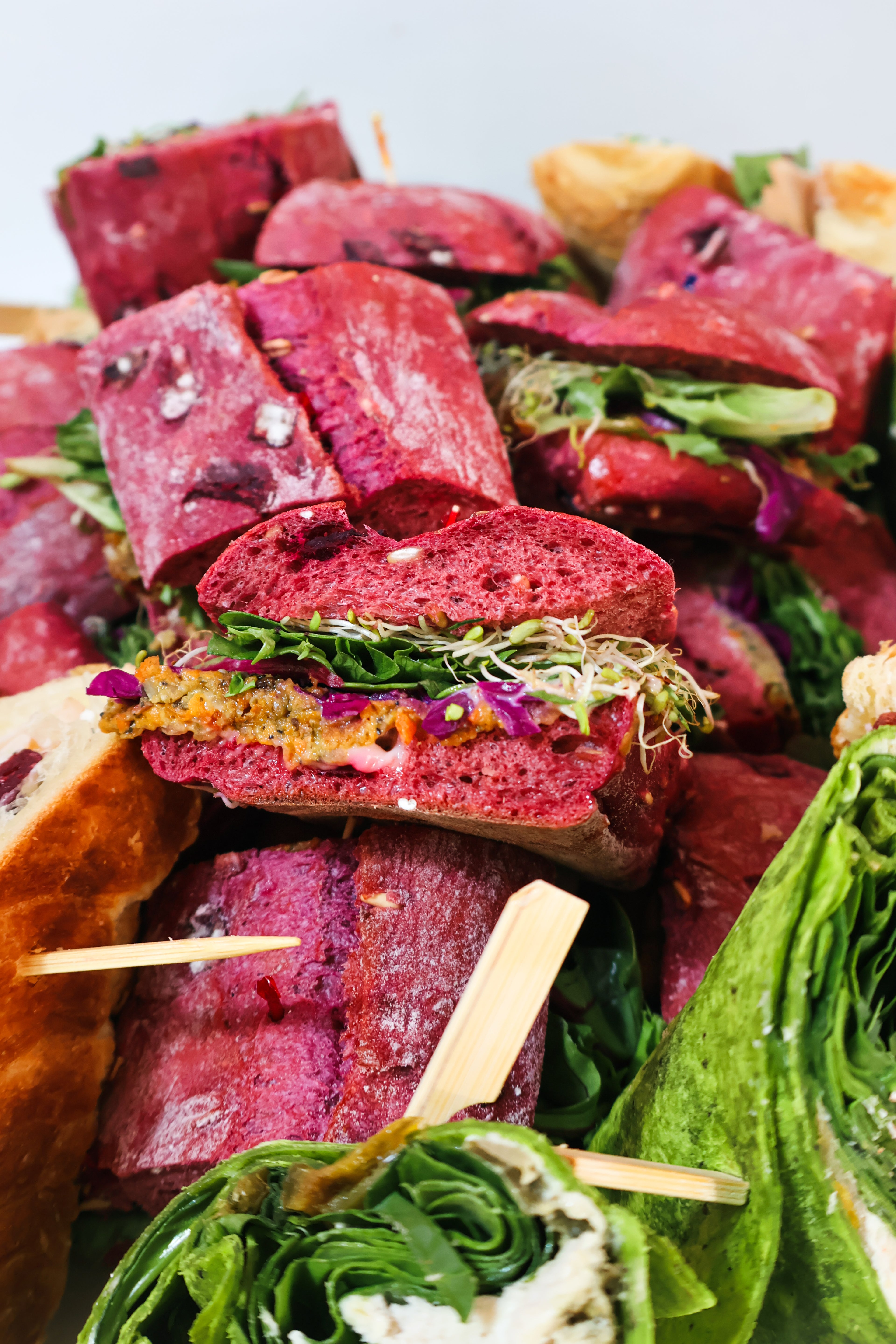 Plateau de sandwichs raffinés