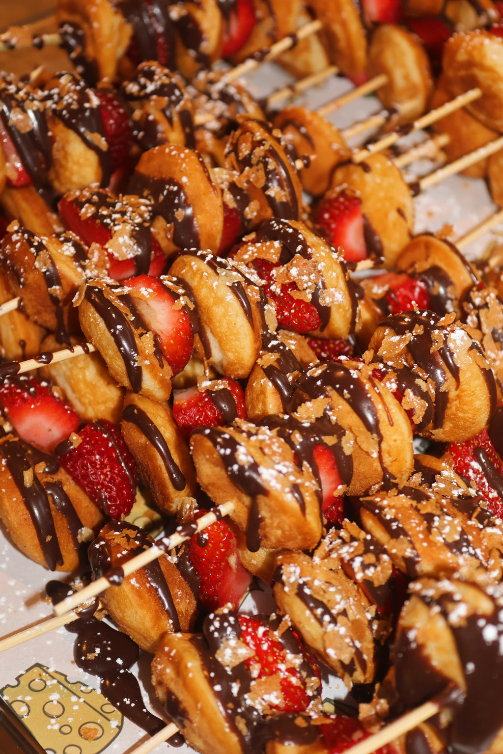 Brochette de mini crêpe