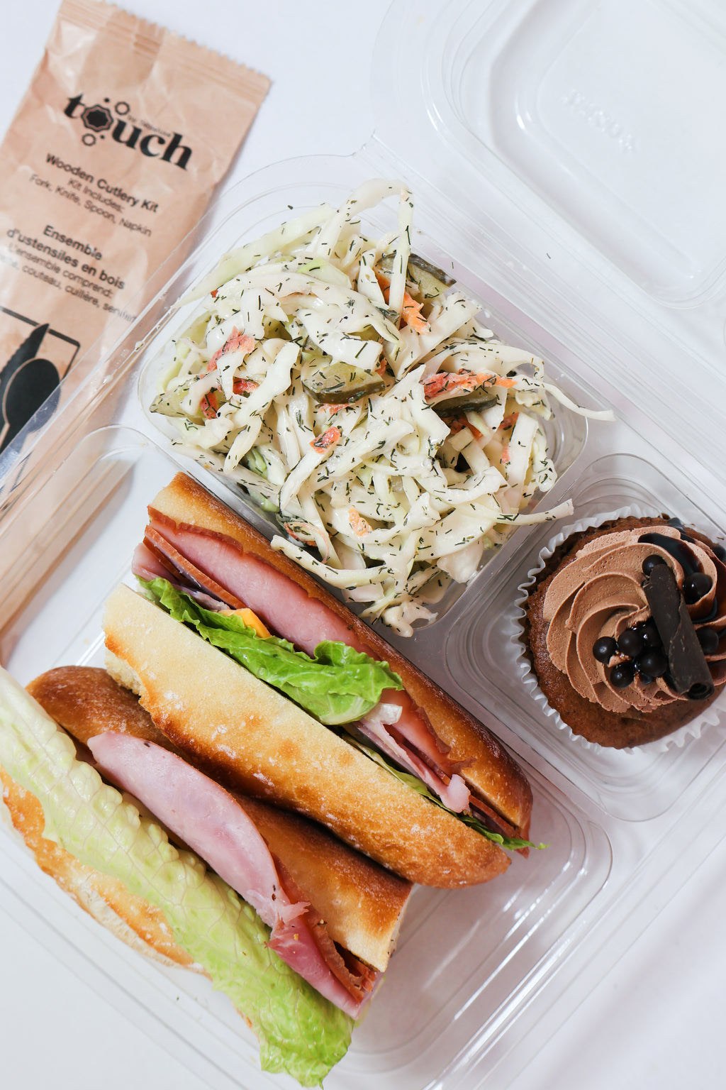 Boite repas avec breuvage