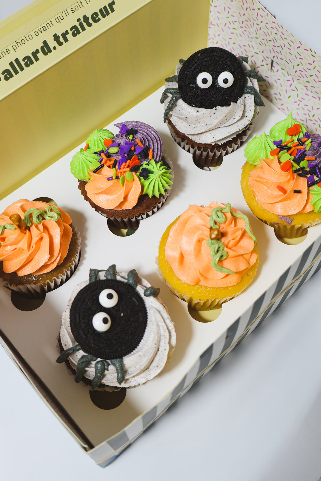 Cupcakes Halloween | Boîte de 6 – Édition Limitée