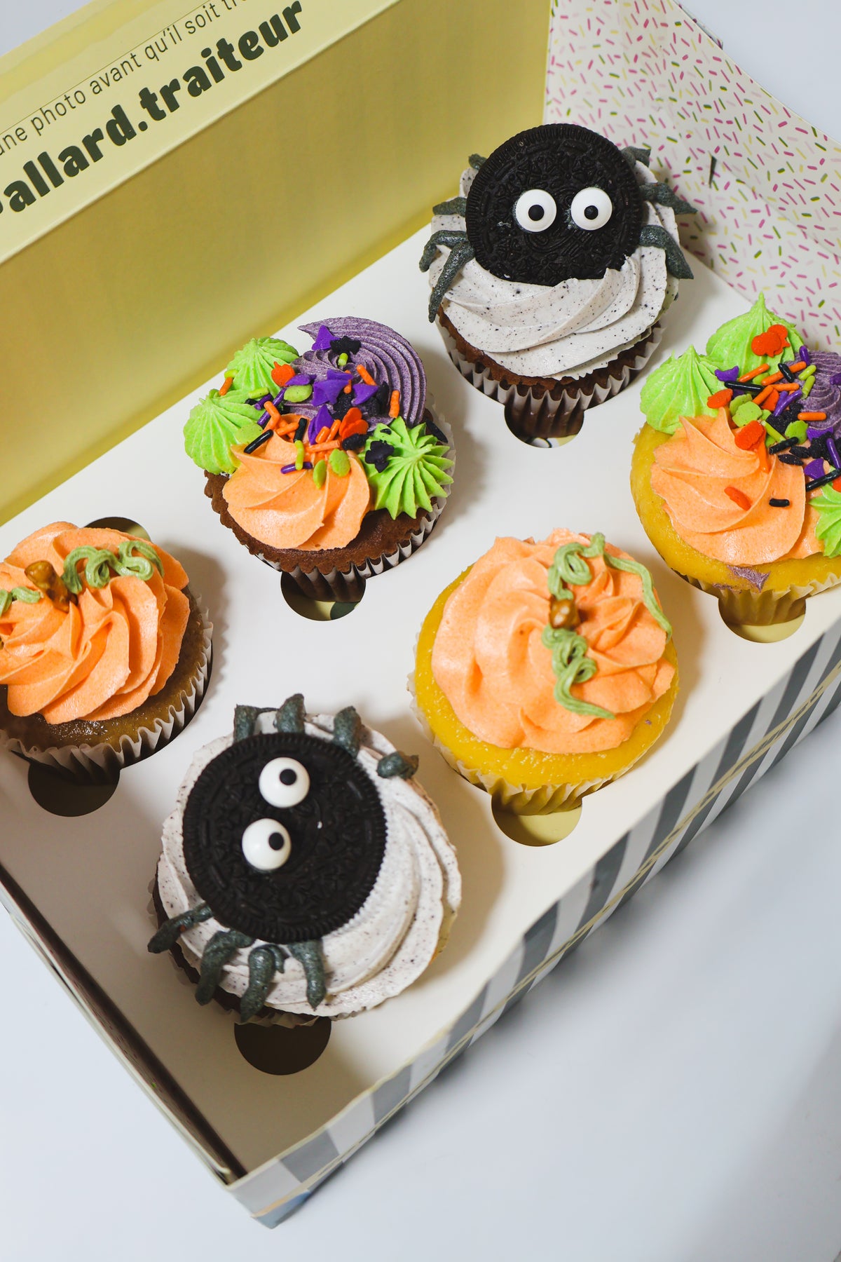 Cupcakes Halloween | Boîte de 6 – Édition Limitée