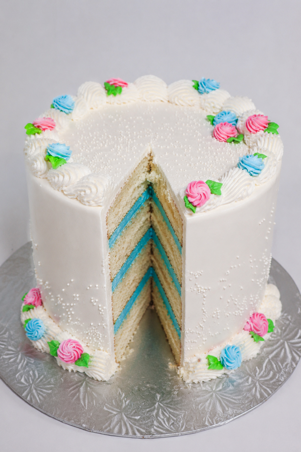 Gâteau gender reveal
