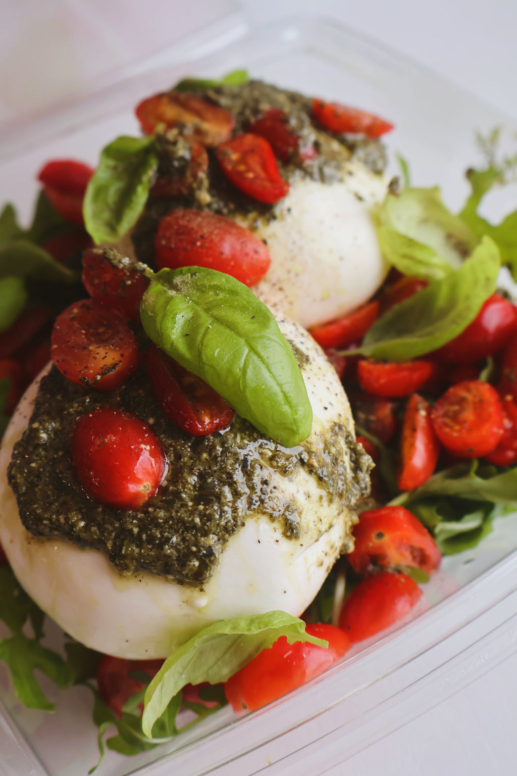 Burrata pesto tomate