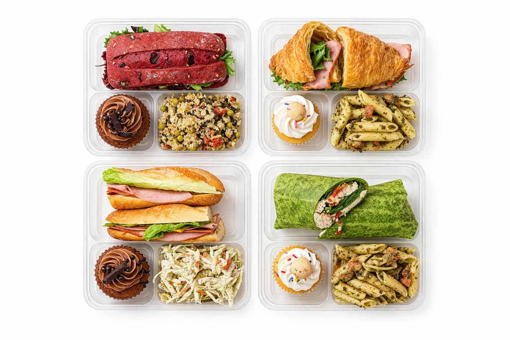 Boite repas avec breuvage