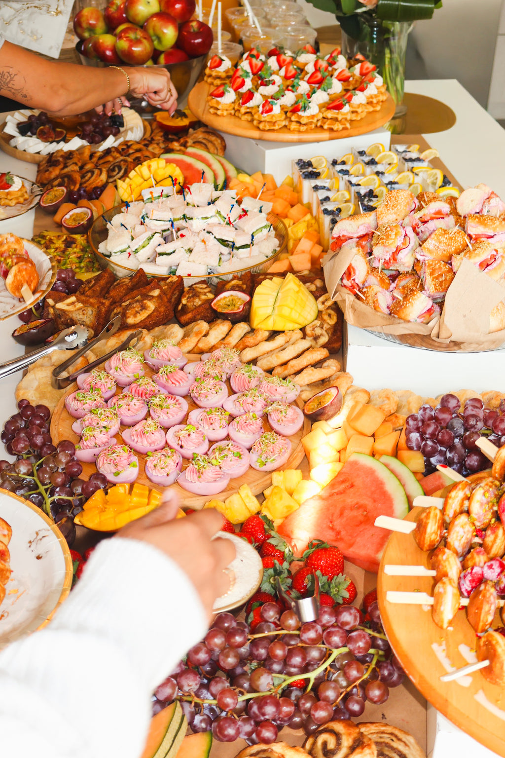 Table brunch raffinée