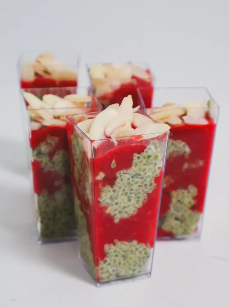 Chia matcha framboise