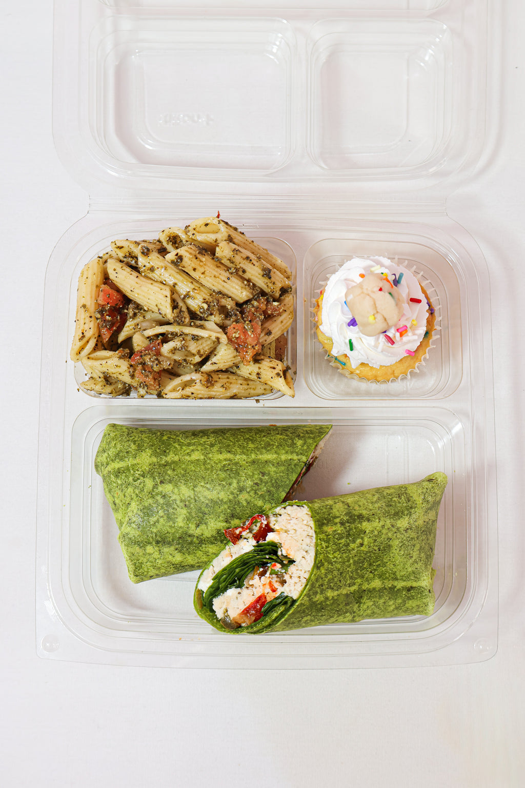 Boite repas avec breuvage