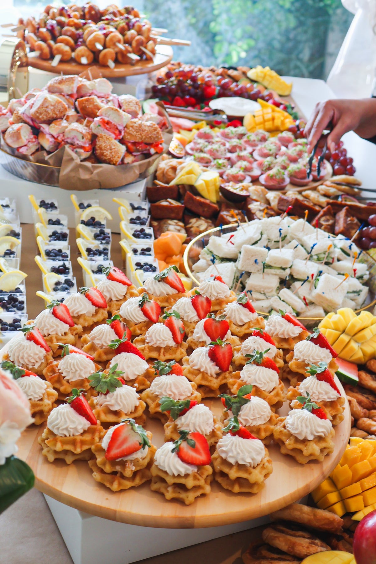 Table brunch raffinée