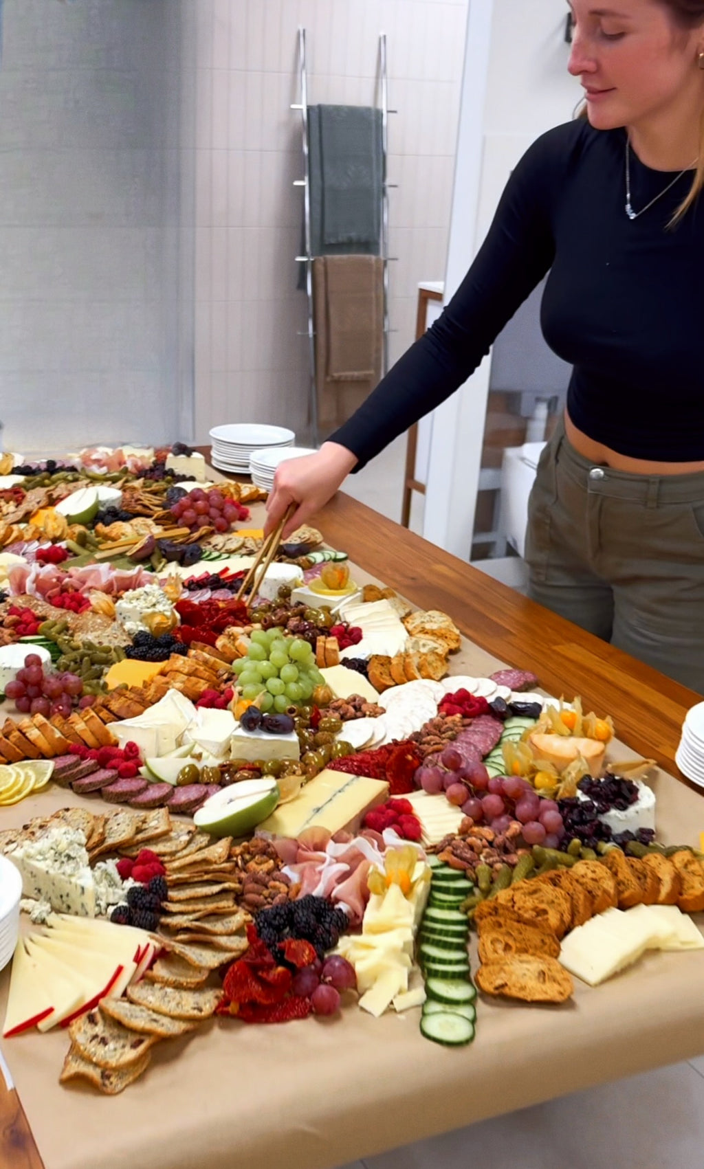 Table de fromages et Charcuteries