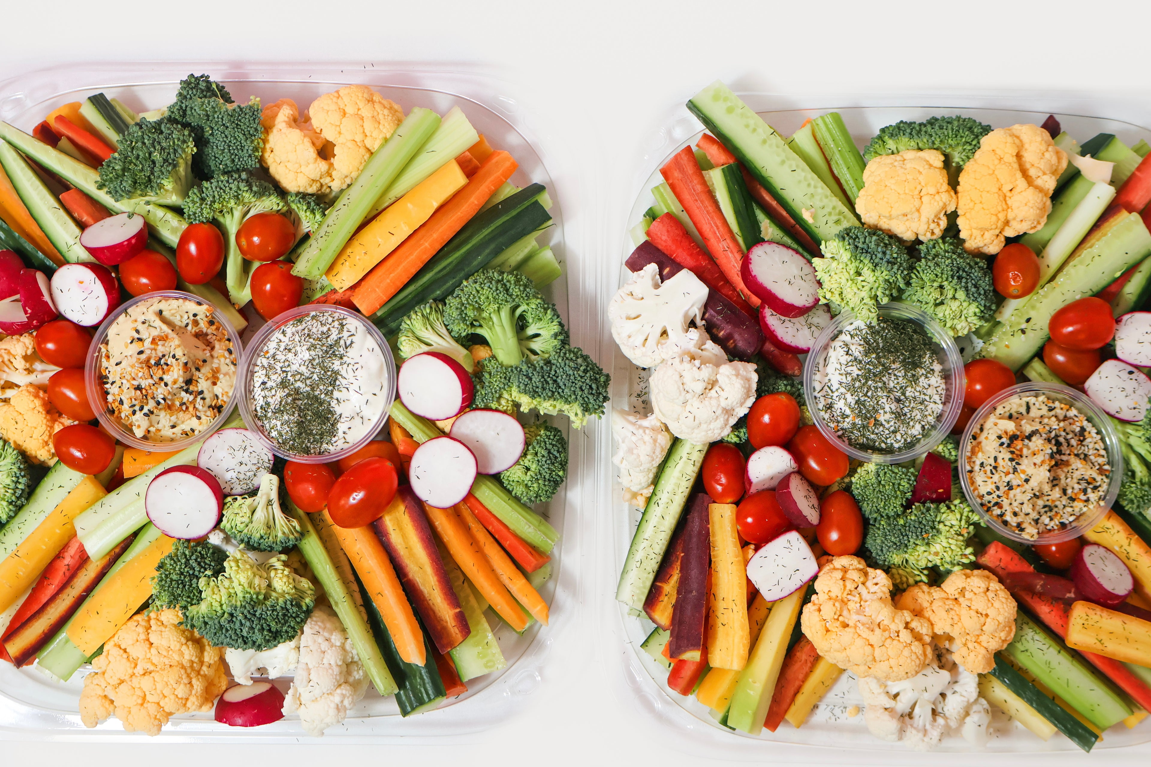 Plateau légumes et trempettes