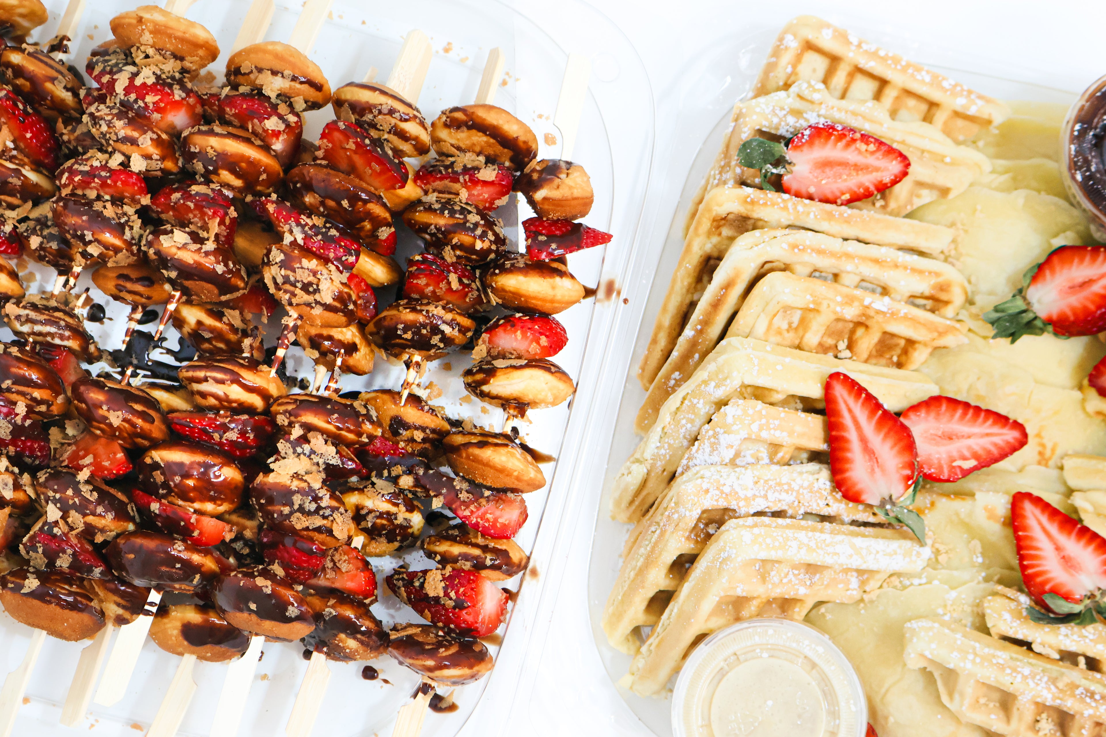 Brochette de mini crêpe