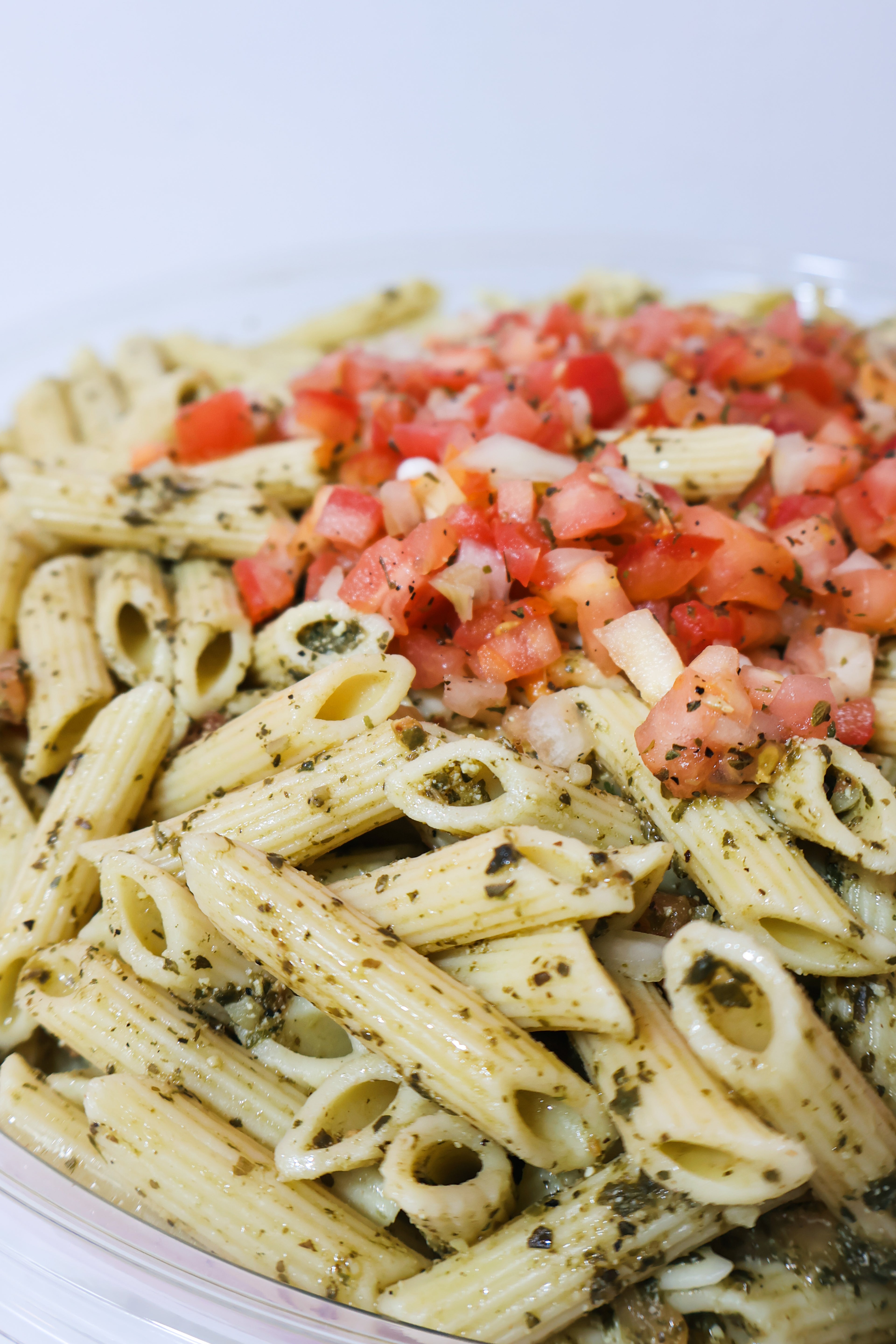 Salade penne bruschetta