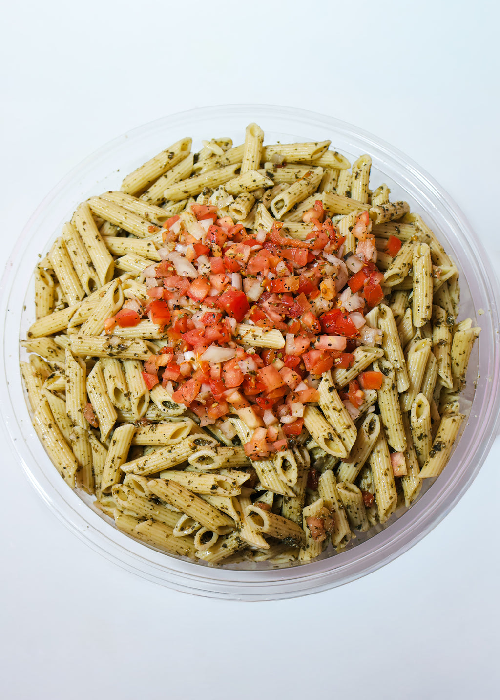 Salade penne bruschetta