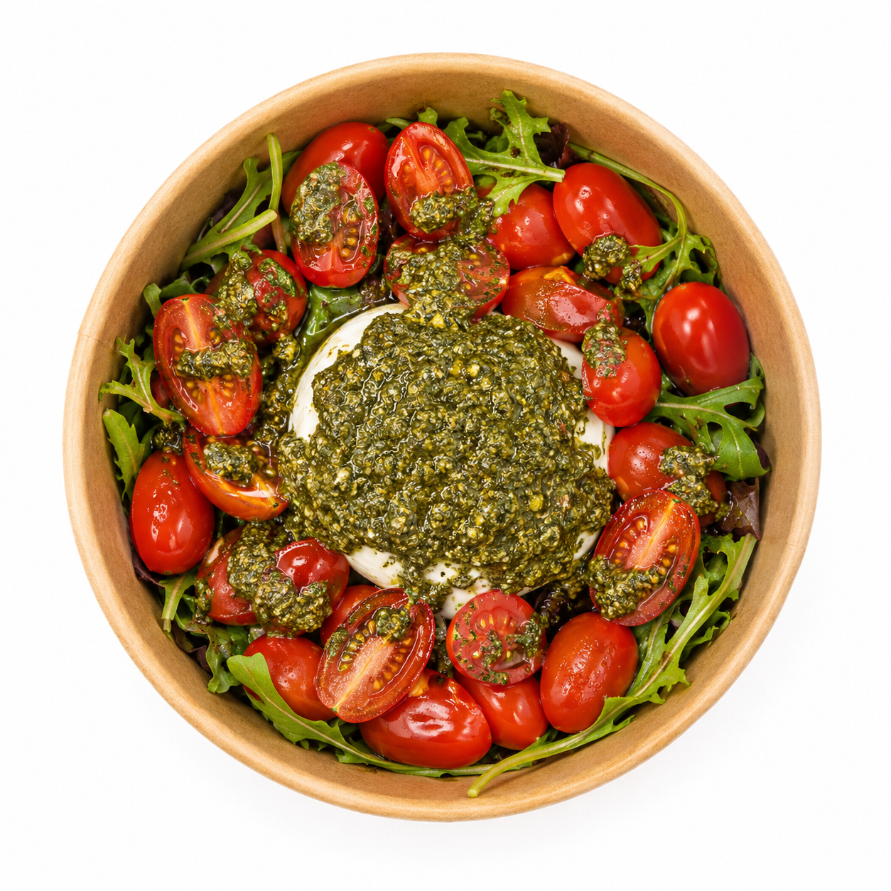 Burrata pesto tomate