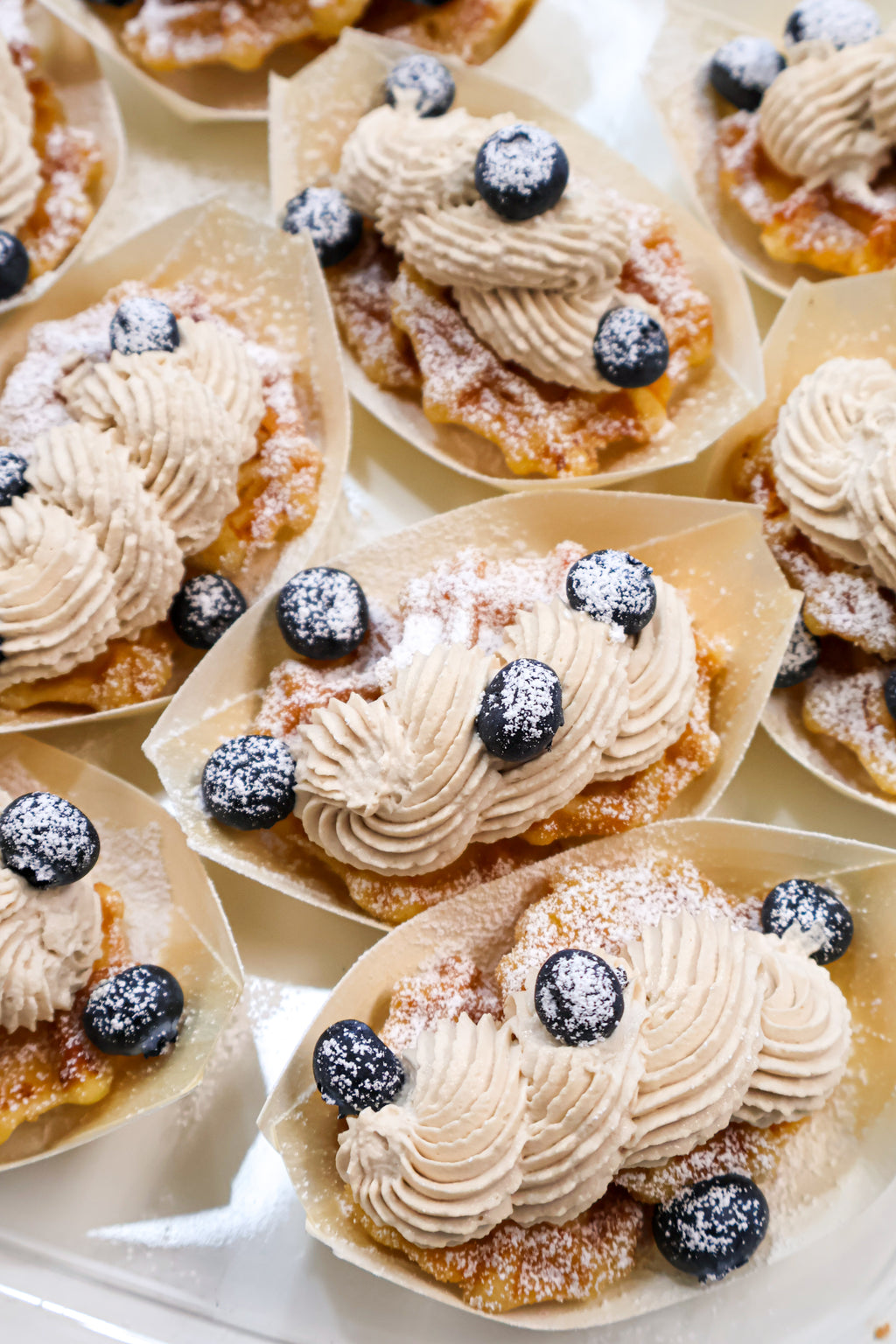 Mini gaufres belge crème érable